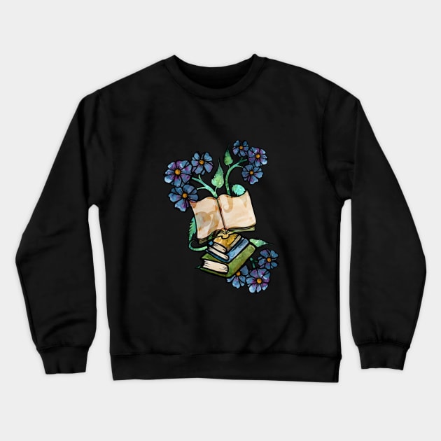 Bookish Crewneck Sweatshirt by bubbsnugg